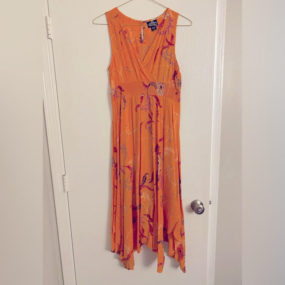 Angie Orange Maxi Dress